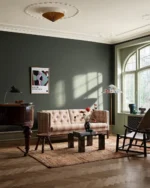 Lady pure color helmatt veggmaling i trendfarge 8493 Green tea