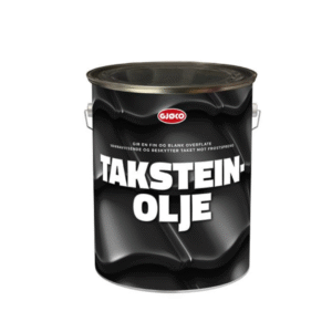 GJØCO TAKSTEINSOLJE SVART 10L