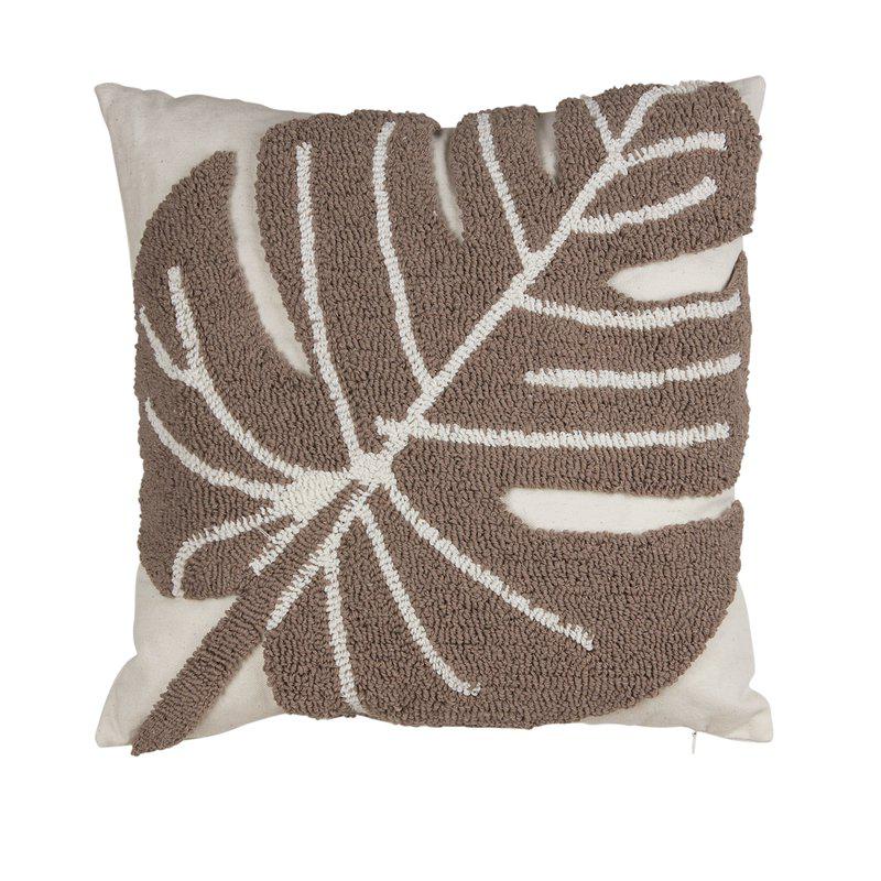 240328-444-16 PUTETREKK LEAF GREIGE - Bilde 1