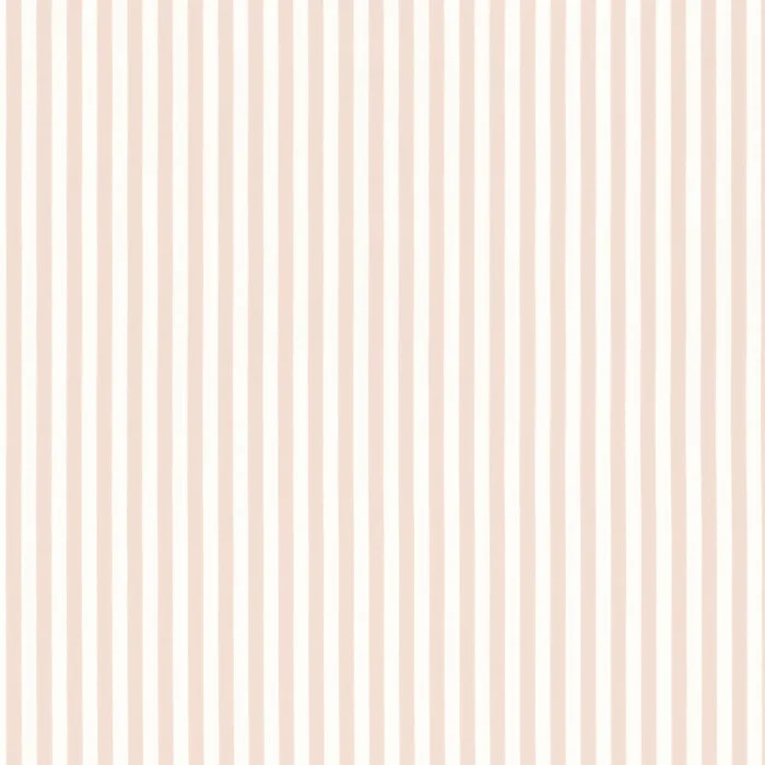 Lekkert tekstil i dus rosa farge og trendy stripemønster. Tekstiler 2026