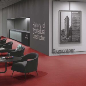 Linoleumsgulv fra Gerflor i fliseformat. Passer til alle tørre rom. 2,5mm tykkelse