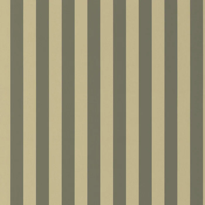 Stripet tapet til Stue, soverom, gang i tidsriktige grønntoner. Fra kolleksjonen Heritage fra Casadeco