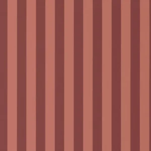 Stripet tapet til Stue, soverom, gang i tidsriktige rødtoner. Fra kolleksjonen Heritage fra Casadeco