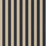 Stripet tapet til Stue, soverom, gang i sort og beige farger. Fra kolleksjonen Heritage fra Casadeco