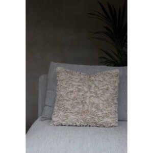 Inse putetrekk fra Fondaco i en blanding av bomull og polyester. Forsiden har et dekorativt, teksturert stripemønster med frynseeffekt, mens baksiden er glatt.