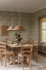 Fenix tapet fra Boråstapeter. Mønster er inspirert av asiatisk botanikk.