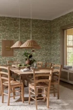 Fenix tapet fra Boråstapeter. Mønster er inspirert av asiatisk botanikk.