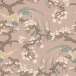 Fenix tapet fra Boråstapeter. Mønster er inspirert av asiatisk botanikk.