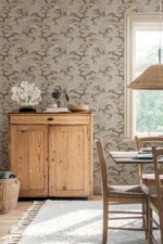 Fenix tapet fra Boråstapeter. Mønster er inspirert av asiatisk botanikk.