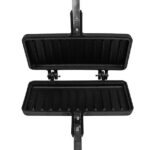 Espegard toastjern i sort støpejern med langt stålskaft og håndtak i tre