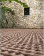 JAB uteteppe Tropical med et moderne mønster i slitesterk kvalitet