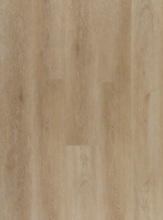 Titan klikkvinyl har en slitesterk overflate med naturtro mønster av lyst treverk og integrert korkunderlag. Numedal
