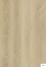 Titan klikkvinyl har en slitesterk overflate med naturtro mønster av lyst treverk og integrert korkunderlag. Sunndal