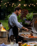 Steelfire-grillen kombinerer en patentert kokeflate med ultraeffektive, patentsøkte doble Solo Racetrack-brennere.