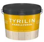 Lysne gulnet panel med Tyrilin Panellysner. Beskytter mot videre gulning