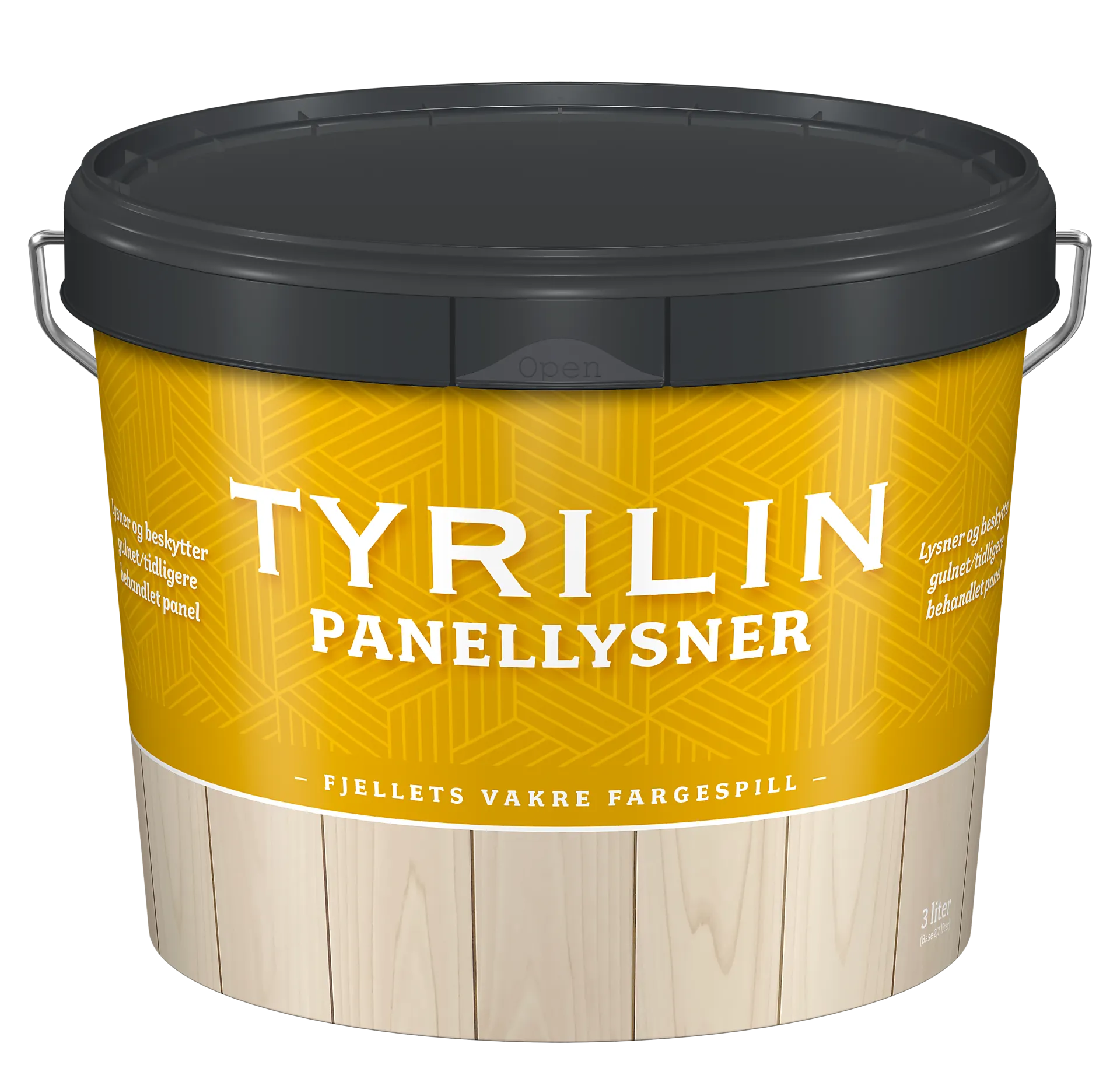 Tyrilin Panellysner Lysne gulnet panel med Tyrilin Panellysner. Beskytter mot videre gulning