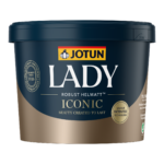 Lady Iconic,er en helmatt veggmaling med Enestående slitestyrke, flekkavvisning og vaskbarhet