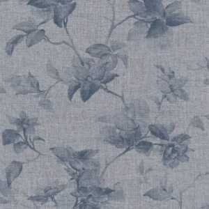 Storeys Atelier Tissé-tapet i et delikat, botanisk mønster med lun tekstilstruktur.
