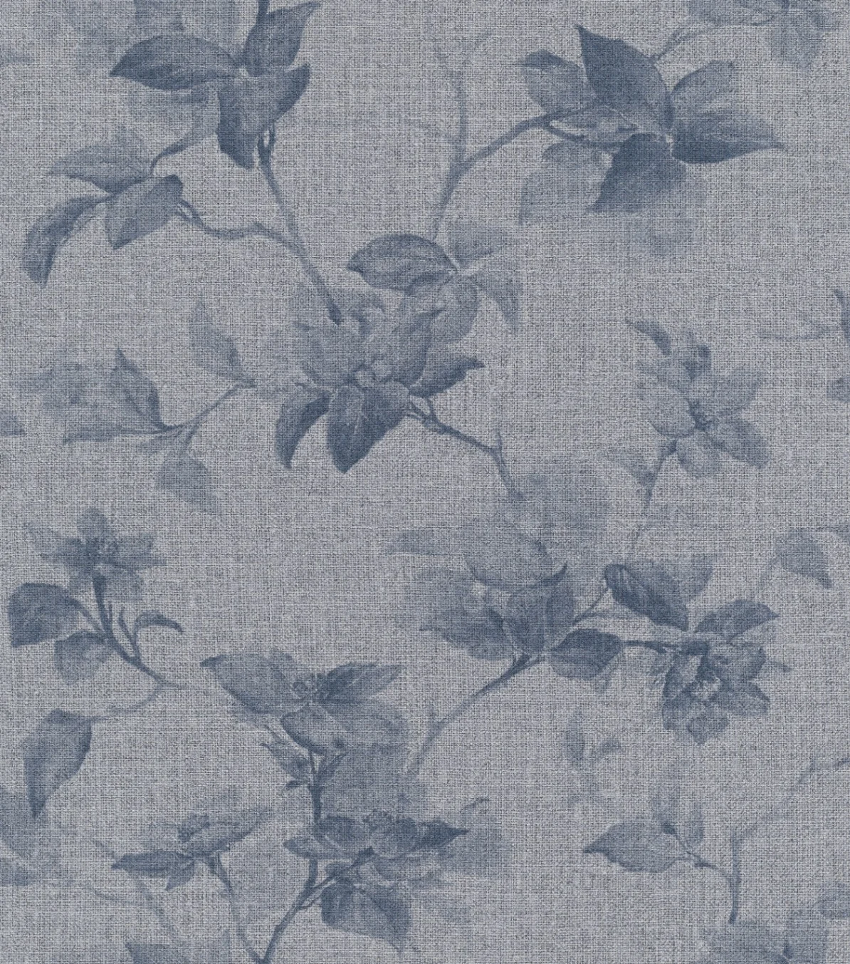 Storeys Atelier Tissé-tapet i et delikat, botanisk mønster med lun tekstilstruktur.