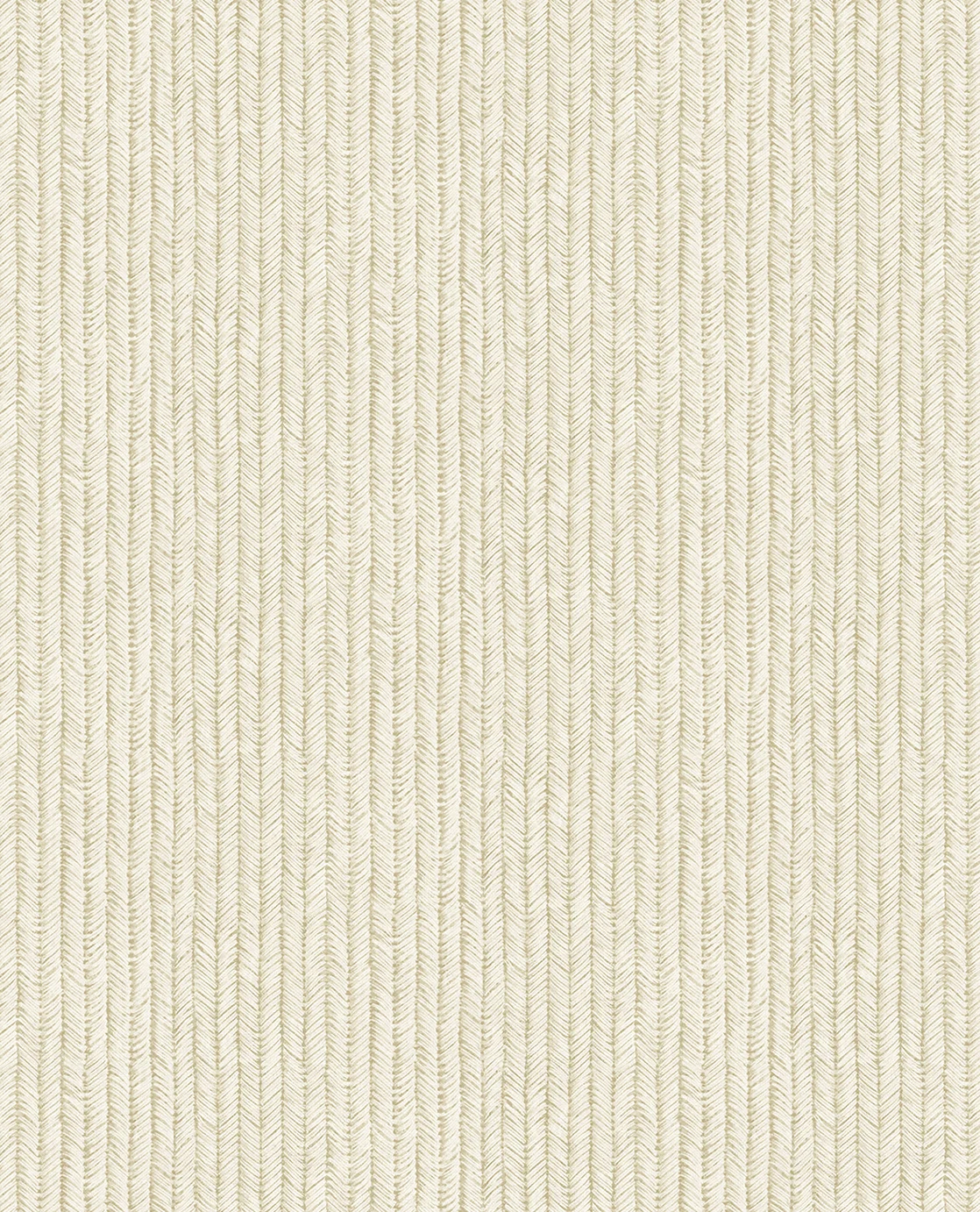Riviera Maison fibertapet fra Storeys, med et tett, vertikalt mønster av fine striper i en lys beige nyanse som danner en taktil tekstilstruktur.