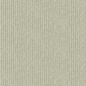 Riviera Maison fibertapet fra Storeys, med et tett, vertikalt mønster av fine striper i en lys beige nyanse som danner en taktil tekstilstruktur.