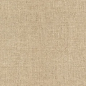 Ensfarget vinyltapet med en naturlig og matt teksturoverflate som etterligner grovt vevd linstoff.