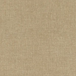 Ensfarget vinyltapet med en naturlig og matt teksturoverflate som etterligner grovt vevd linstoff.