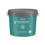 Gjøco Tryggere Rom er en matt interiørmaling som aktivt eliminerer bakterier og virus ved hjelp av lys. Perfekt for bedre hygiene og inneklima.