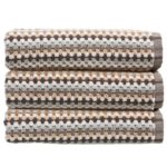 HÅNDKLE CARNABY STRIPE NEUTRAL 76*137
